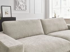 Canapé Droit Fixe 3 Places LEONARD Tissu Texturé -Velvet Magasin canape droit fixe 3 places leonard tissu texture 6