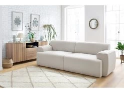 Canapé Droit Fixe 3 Places MARAIS -Velvet Magasin canape droit fixe 3 places marais 3