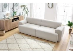 Canapé Droit Fixe 3 Places MARAIS -Velvet Magasin canape droit fixe 3 places marais 4