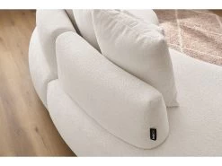 Canapé Droit Fixe 3 Places SAINT-GERMAIN Tissu Bouclette 17 Canapé Droit Fixe 3 Places SAINT-GERMAIN Tissu Bouclette -Velvet Magasin canape droit fixe 3 places saint germain tissu bouclette 5