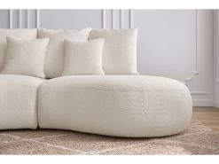 Canapé Droit Fixe 3 Places SAINT-GERMAIN Tissu Bouclette 18 Canapé Droit Fixe 3 Places SAINT-GERMAIN Tissu Bouclette -Velvet Magasin canape droit fixe 3 places saint germain tissu bouclette 6