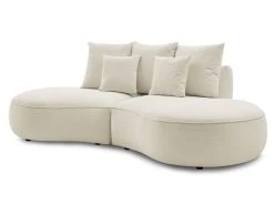 Velvet Magasin 18 Canapé Droit Fixe 3 Places SAINT-GERMAIN Tissu Texturé