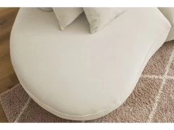 Canapé Droit Fixe 3 Places SAINT-GERMAIN Tissu Texturé -Velvet Magasin canape droit fixe 3 places saint germain tissu texture 4