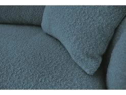 Canapé Droit Fixe 3 Places Ultra Moelleux BALZAC Tissu Bouclette -Velvet Magasin canape droit fixe 3 places ultra moelleux balzac tissu bouclette 8