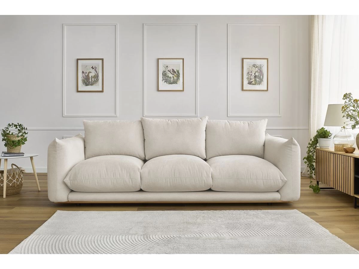 Canapé Droit Fixe 3 Places Ultra Moelleux ERNEST 5 Canapé Droit Fixe 3 Places Ultra Moelleux ERNEST – Image 3