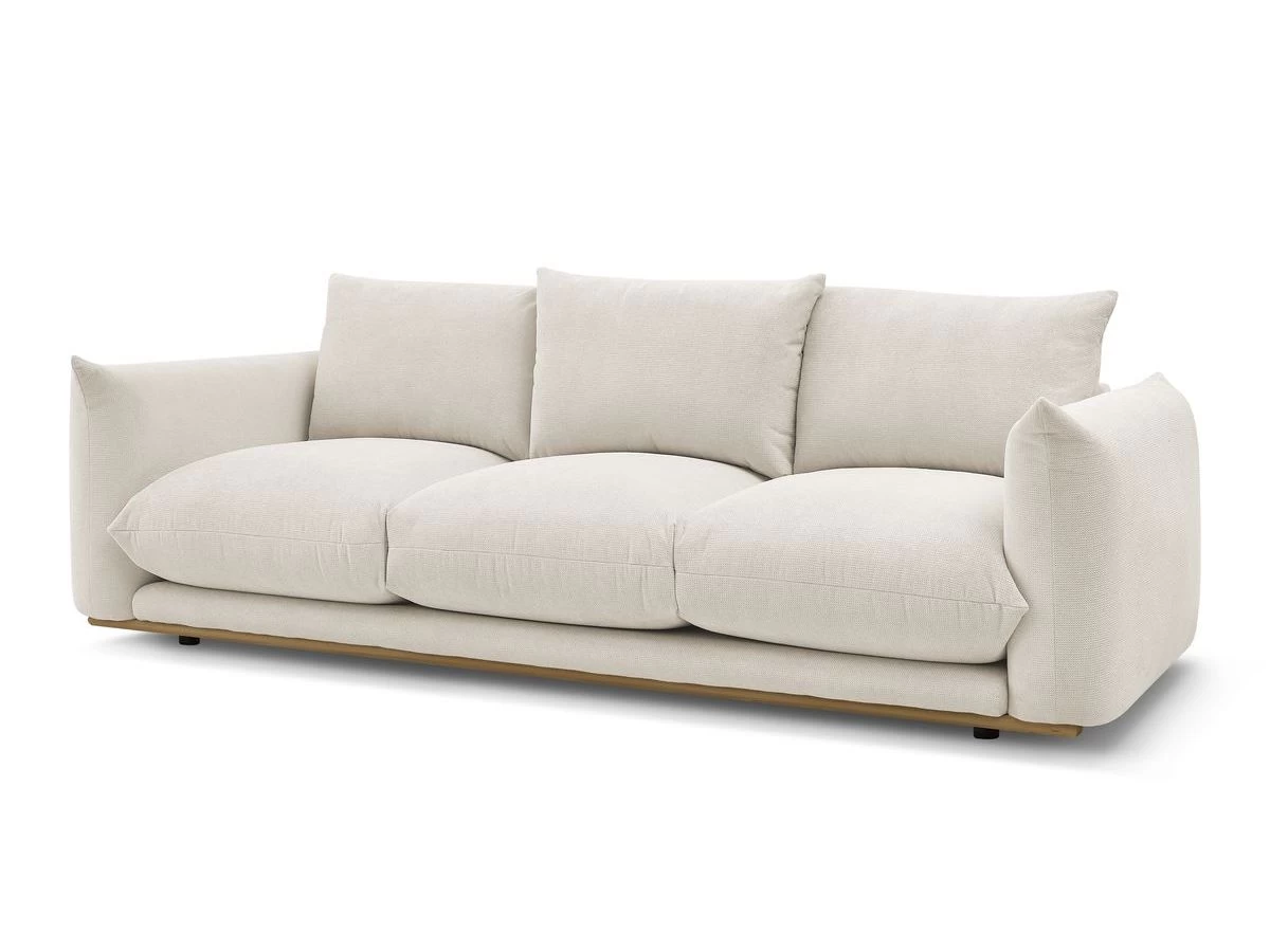 Canapé Droit Fixe 3 Places Ultra Moelleux ERNEST 3 Canapé Droit Fixe 3 Places Ultra Moelleux ERNEST