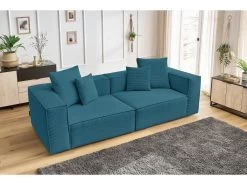 Canapé Droit Fixe 3 Places VAUBAN Velours Côtelé 16 Canapé Droit Fixe 3 Places VAUBAN Velours Côtelé -Velvet Magasin canape droit fixe 3 places vauban velours cotele 4