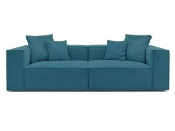 Canapé Droit Fixe 3 Places VAUBAN Velours Côtelé 20 Canapé Droit Fixe 3 Places VAUBAN Velours Côtelé -Velvet Magasin canape droit fixe 3 places vauban velours cotele 8