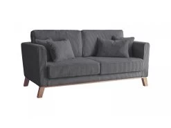 Canapé Droit Fixe DOBLO Velours Côtelé -Velvet Magasin canape droit fixe doblo velours cotele 5