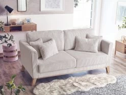 Canapé Droit Fixe DOBLO Velours Côtelé -Velvet Magasin canape droit fixe doblo velours cotele 8