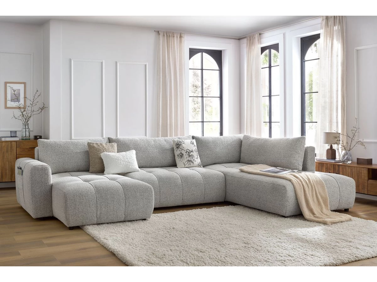 Canapé Panoramique Convertible Coffre ARSENE 4 Canapé Panoramique Convertible Coffre ARSENE – Image 2