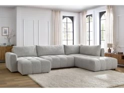 Canapé Panoramique Convertible Coffre ARSENE 14 Canapé Panoramique Convertible Coffre ARSENE -Velvet Magasin canape panoramique convertible coffre arsene 2