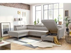 Canapé Panoramique Convertible Coffre MARCUS 16 Canapé Panoramique Convertible Coffre MARCUS -Velvet Magasin canape panoramique convertible coffre marcus 4