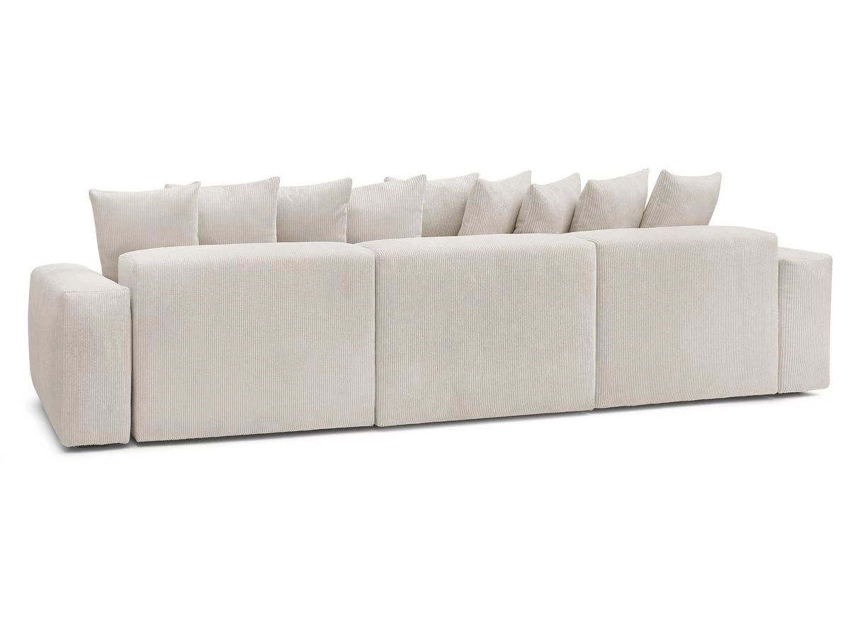 Canapé Panoramique Convertible Coffre Ultra Moelleux VOLTAIRE Avec Pouf 12 Canapé Panoramique Convertible Coffre Ultra Moelleux VOLTAIRE Avec Pouf – Image 10