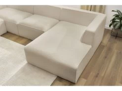 Canapé Panoramique Fixe MEGEVE Tissu Bouclette 18 Canapé Panoramique Fixe MEGEVE Tissu Bouclette -Velvet Magasin canape panoramique fixe megeve tissu bouclette 6