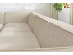 Canapé Panoramique Fixe MEGEVE Tissu Bouclette 19 Canapé Panoramique Fixe MEGEVE Tissu Bouclette -Velvet Magasin canape panoramique fixe megeve tissu bouclette 7