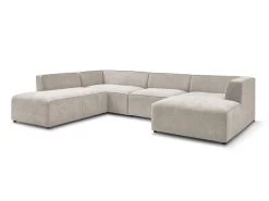 Canapé Panoramique Fixe MEGEVE Tissu Texturé