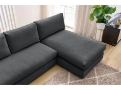 Canapé Panoramique Fixe Modulable Ultra Moelleux PARIS Tissu Avec 1 Chauffeuse 2 Places, 2 Méridiennes -Velvet Magasin canape panoramique fixe modulable ultra moelleux paris tissu avec 1 chauffeuse 2 places 2 meridiennes 5