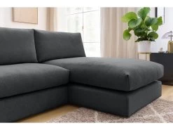 Canapé Panoramique Fixe Modulable Ultra Moelleux PARIS Tissu Avec 1 Chauffeuse 2 Places, 2 Méridiennes -Velvet Magasin canape panoramique fixe modulable ultra moelleux paris tissu avec 1 chauffeuse 2 places 2 meridiennes 6