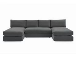 Canapé Panoramique Fixe Modulable Ultra Moelleux PARIS Tissu Avec 1 Chauffeuse 2 Places, 2 Méridiennes -Velvet Magasin canape panoramique fixe modulable ultra moelleux paris tissu avec 1 chauffeuse 2 places 2 meridiennes 8