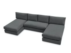 Canapé Panoramique Fixe Modulable Ultra Moelleux PARIS Tissu Avec 1 Chauffeuse 2 Places, 2 Méridiennes -Velvet Magasin canape panoramique fixe modulable ultra moelleux paris tissu avec 1 chauffeuse 2 places 2 meridiennes 9