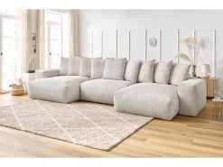 Canapé Panoramique Fixe Ultra Moelleux VOLTAIRE Velours Côtelé 15 Canapé Panoramique Fixe Ultra Moelleux VOLTAIRE Velours Côtelé -Velvet Magasin canape panoramique fixe ultra moelleux voltaire velours cotele 3