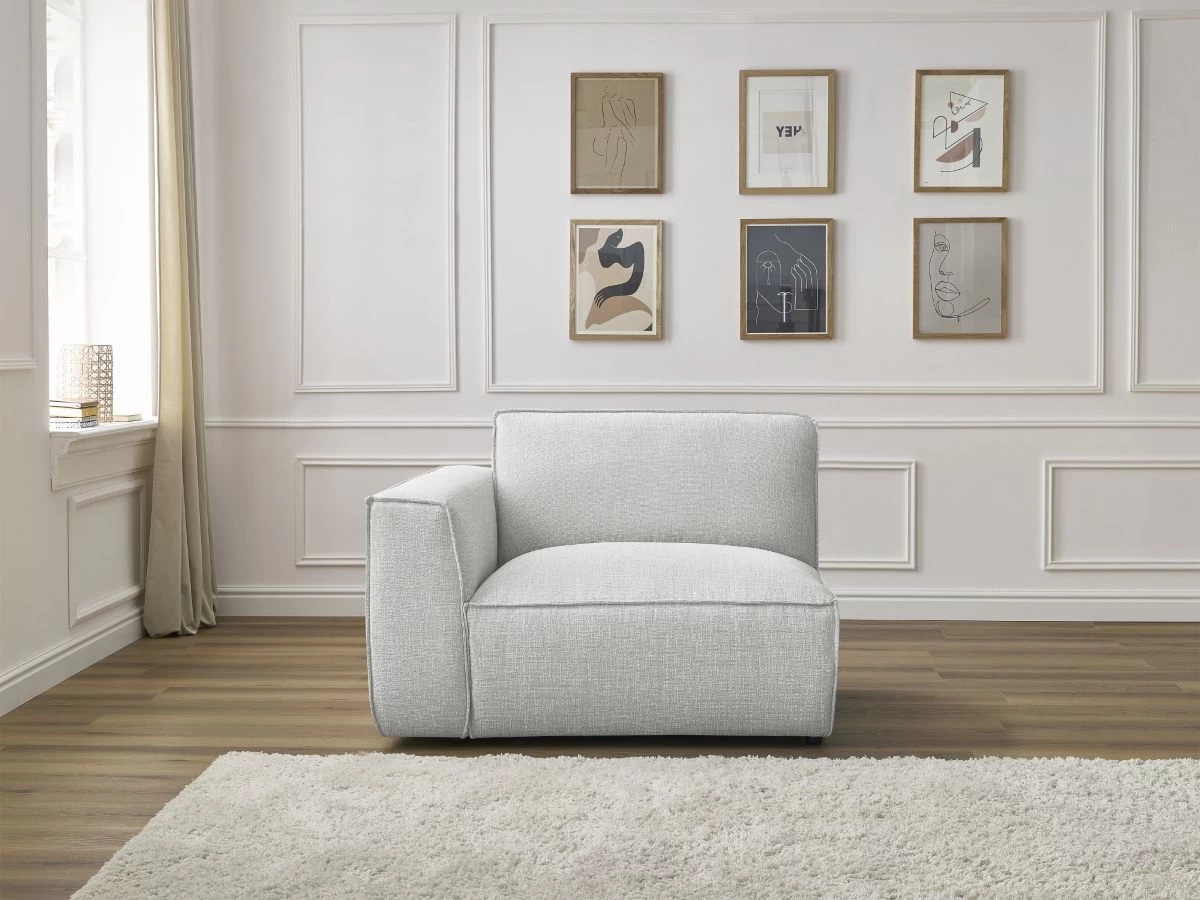 Chauffeuse 1 Place Avec Accoudoir Pour Canapé Modulable SHEILA 10 Chauffeuse 1 Place Avec Accoudoir Pour Canapé Modulable SHEILA – Image 8