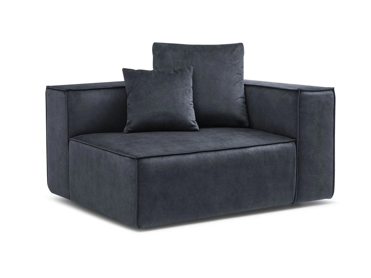 Chauffeuse 1 Place Avec Accoudoir Pour Canapé Modulable VAUBAN Velours 11 Chauffeuse 1 Place Avec Accoudoir Pour Canapé Modulable VAUBAN Velours – Image 9