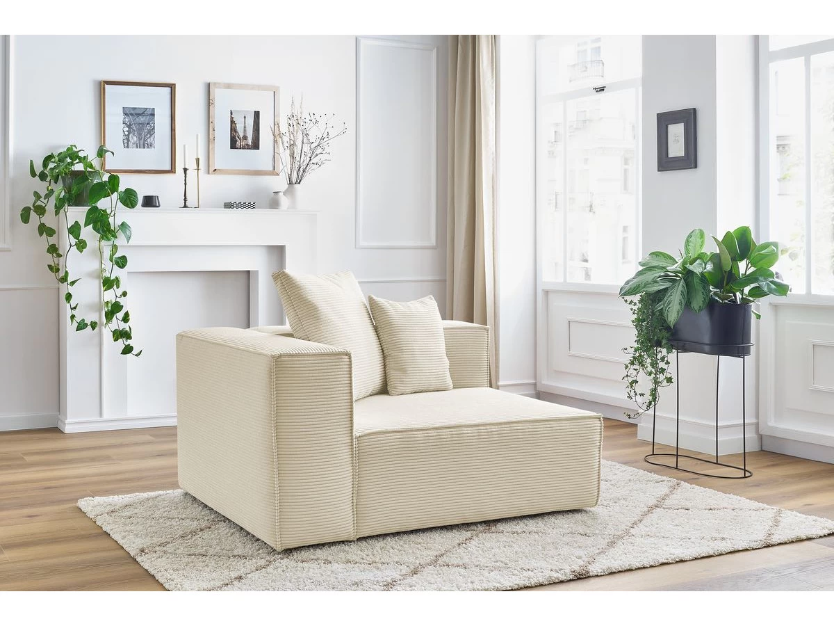 Chauffeuse 1 Place Avec Accoudoir Pour Canapé Modulable VAUBAN Velours Côtelé 12 Chauffeuse 1 Place Avec Accoudoir Pour Canapé Modulable VAUBAN Velours Côtelé – Image 10