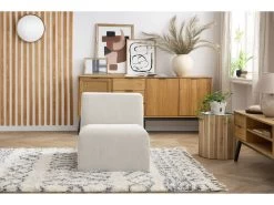 Chauffeuse 1 Place Sans Accoudoir Pour Canapé Modulable GUSTAVE -Velvet Magasin chauffeuse 1 place sans accoudoir pour canape modulable gustave 2