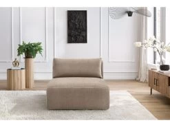 Chauffeuse 1 Place Sans Accoudoir Pour Canapé Modulable JEANNE Tissu Velours -Velvet Magasin chauffeuse 1 place sans accoudoir pour canape modulable jeanne tissu velours 8