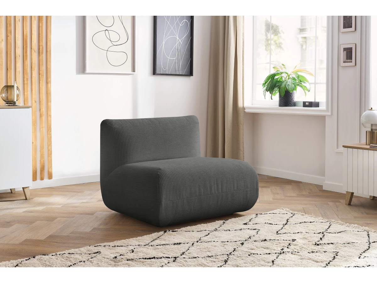 Chauffeuse 1 Place Sans Accoudoir Pour Canapé Modulable LECOMTE 8 Chauffeuse 1 Place Sans Accoudoir Pour Canapé Modulable LECOMTE – Image 6