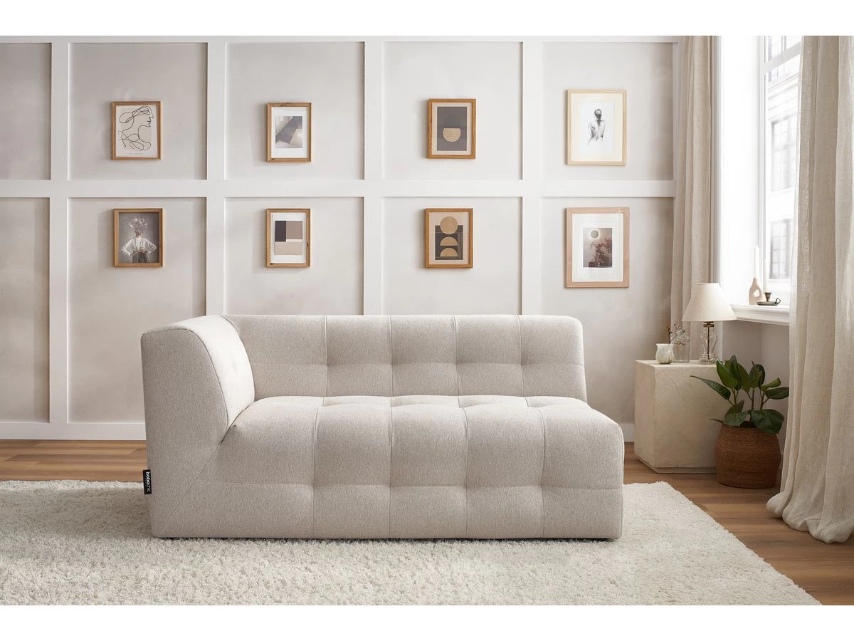 Chauffeuse 2 Places Avec Accoudoir Pour Canapé Modulable KLEBER 5 Chauffeuse 2 Places Avec Accoudoir Pour Canapé Modulable KLEBER – Image 3