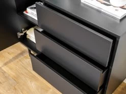 Commode 3 Tiroirs 1 Porte CORNEILLE Tasseaux Pin Massif -Velvet Magasin commode 3 tiroirs corneille tasseaux pin massif 6