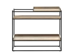 Console 3 étagères SIMIANE Chêne -Velvet Magasin console 3 etageres simiane chene 3