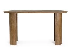 Console Ovale JULIE Bois Massif De Manguier -Velvet Magasin console ovale julie bois massif de manguier 5