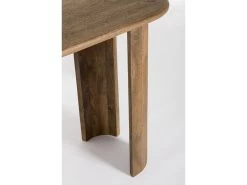 Console Ovale JULIE Bois Massif De Manguier -Velvet Magasin console ovale julie bois massif de manguier 7