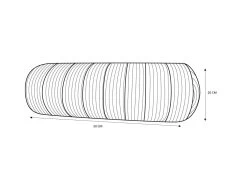 Coussin Boudin 50 X 20 Cm THEA -Velvet Magasin coussin boudin 50 x 20 cm thea 3