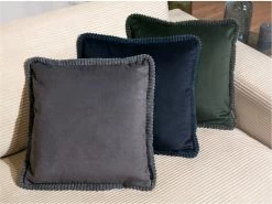 Coussin Passepoil 45 X 45 Cm GINA -Velvet Magasin coussin passepoil 45 x 45 cm gina 9