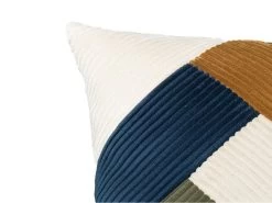 Coussin Patchwork Réversible 60 X 60 Cm LARA 15 Coussin Patchwork Réversible 60 X 60 Cm LARA -Velvet Magasin coussin patchwork reversible 60 x 60 cm lara 3