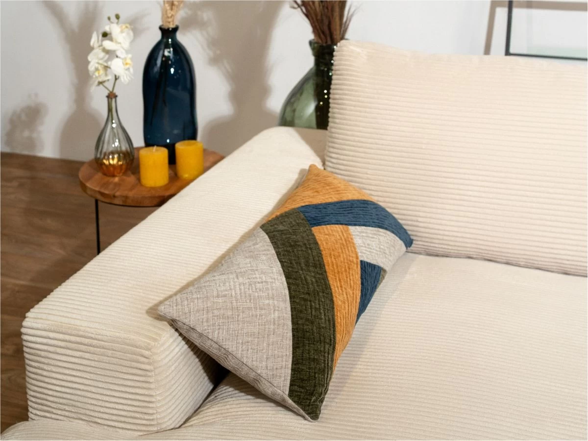 Coussin Patchwork Réversible 70 X 30 Cm ORA 8 Coussin Patchwork Réversible 70 X 30 Cm ORA – Image 6