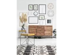 Décoration Murale Feuilles ROMIE Doré