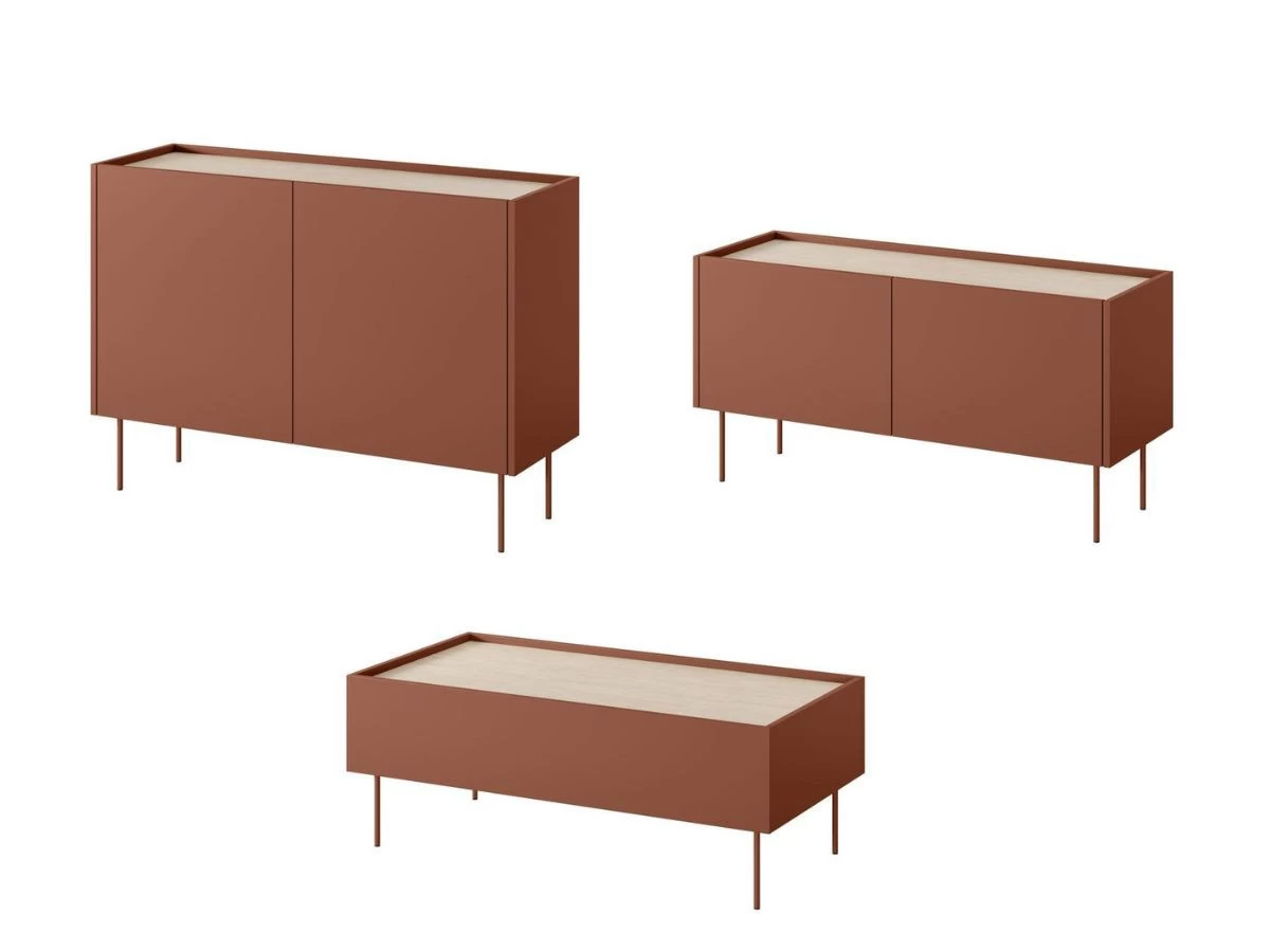 Ensemble ATLAS Avec Buffet 120 Cm + Meuble TV 120 Cm + Table Basse 120 Cm 4 Ensemble ATLAS Avec Buffet 120 Cm + Meuble TV 120 Cm + Table Basse 120 Cm – Image 2