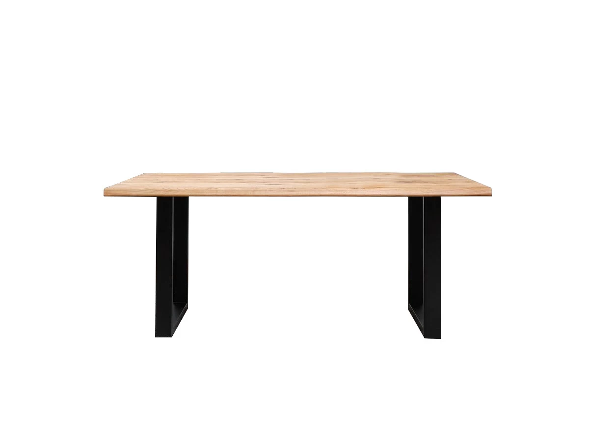 Ensemble AWANI Avec Table à Manger Extensible + Banc Pieds Carrés Chêne Massif 3 Ensemble AWANI Avec Table à Manger Extensible + Banc Pieds Carrés Chêne Massif