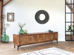 Ensemble BALTHAZAR Avec Buffet 160 Cm + Meuble TV Bois Massif De Manguier -Velvet Magasin ensemble balthazar avec buffet 160 cm meuble tv bois massif de manguier 9