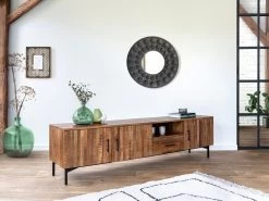 Ensemble BALTHAZAR Avec Buffet 200 Cm + Meuble TV Bois Massif De Manguier 17 Ensemble BALTHAZAR Avec Buffet 200 Cm + Meuble TV Bois Massif De Manguier -Velvet Magasin ensemble balthazar avec buffet 200 cm meuble tv bois massif de manguier 5