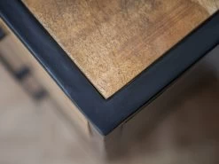 Ensemble BEAUBOURG Avec Buffet 160 Cm + Bibliothèque Bois De Manguier -Velvet Magasin ensemble beaubourg avec buffet 160 cm bibliotheque bois de manguier 6