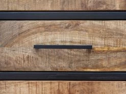 Ensemble BEAUBOURG Avec Buffet 200 Cm + Meuble TV Bois De Manguier -Velvet Magasin ensemble beaubourg avec buffet 200 cm meuble tv bois de manguier 9