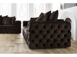 Ensemble Canapé Droit Fixe 3 + 2 Places Chesterfield VERSAILLES 17 Ensemble Canapé Droit Fixe 3 + 2 Places Chesterfield VERSAILLES -Velvet Magasin ensemble canape droit fixe 3 2 places chesterfield versailles 5