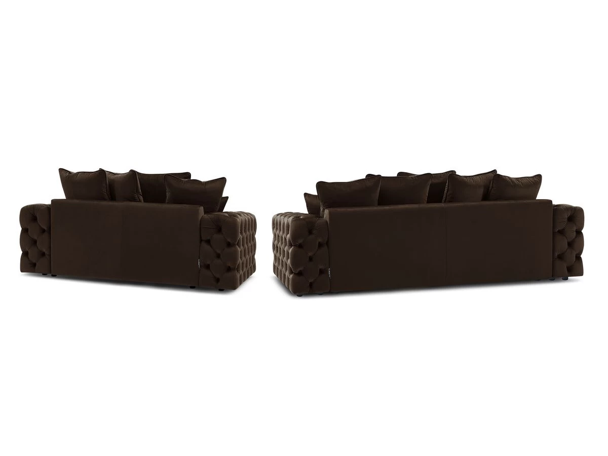 Ensemble Canapé Droit Fixe 3 + 2 Places Chesterfield VERSAILLES 12 Ensemble Canapé Droit Fixe 3 + 2 Places Chesterfield VERSAILLES – Image 10